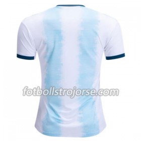 Argentina Matchtröjor Hemma Fotbollströja Copa América 2019 Kortärmad